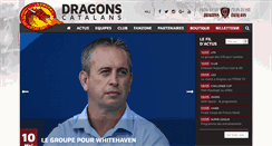 Desktop Screenshot of catalansdragons.com
